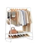 VASAGLE Kleiderständer Colten in Weiß - (B)100 x (H)160 x (T)45 cm