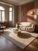 KADIMA DESIGN Flachgewebe-Teppich Ethno Streifen Boho Pflegeleicht in Beige