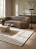 KADIMA DESIGN Kurzflorteppich Geometrisch pflegeleicht Wohnzimmer Schlafzimmer Flur in Creme