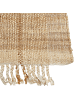 Beliani Geflochtener Teppich KARKIN in Beige - (W) 160 x (H) 1.5 x (L) 230 cm