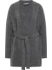 DreiMaster Damen Strickjacke in Grau Melange