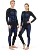 normani 2x Thermo-Langarmshirt UNISEX in Blau
