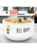 Mr. & Mrs. Panda schale Biene Happy mit Spruch in Weiß