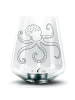 Mr. & Mrs. Panda Glas Windlicht Tintenfisch ohne Spruch in Transparent