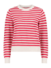 BETTY & CO Strickpullover mit Struktur in Cream/Red