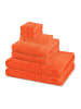 Ross 2 X Wasch- 2 X Gäste- 2 X Dusch- 2 X Handtuch im Set Carre in Orange