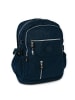 Bag Street Freizeitrucksack, Cityrucksack Nylon navy, blau ca. 30cm breit ca. 38cm hoch