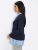 Heine 2-in-1-Pullover in marine-eisblau