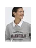 JDY Sweatshirt in Light Grey Melange