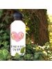 Mr. & Mrs. Panda Kindertrinkflasche Faultiere Herz mit Spruch in Weiß