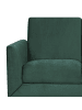 Beliani 2-Sitzer Sofa FENES in Grün/Silber - (W) 142 x (H) 90 x (L) 75 cm