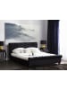 Beliani Doppelbett AVALLON in Schwarz - (W) 172 x (H) 94 x (L) 233 cm