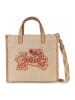 Oilily Zigzag Stripe Shopper Tasche 22 cm shifting sand