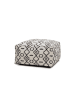 Kayoom Sitzkissen Unwind Pouf & Cushion Set 160 80 x 80 cm in weiß - schwarz