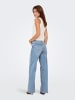 ONLY Jeans mit weitem Bein in Light Blue Denim