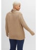 sheego Pullover in cappuccino meliert