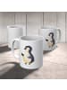 Mr. & Mrs. Panda Kaffeetasse Pinguin Marienkäfer ohne Spruch in Weiß