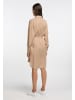 RISA Damen Langarmkleid in Kamel