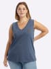 sheego Top in rauchblau