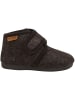 En Fant Kinder Hausschuh "Slippers Wool Hook and Loop" in Braun