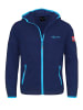 Trollkids Windjacke "Fjell" in Marine / Hellblau