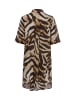 Marie Lund Kleid in schoko taupe - 0040