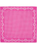 styleBREAKER Dreieckstuch in Pink-Weiß