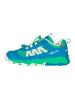 Trollkids Wanderschuh Hiker Low Tronfjell in emerald green/dynamic blue