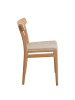 home24 home24 Esszimmerstuhl 2er-Set - 195 x 44 x 87 cm in Beige