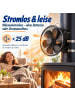relaxdays Kaminventilator in Schwarz - (B)17 x (H)19 x (T)19 cm