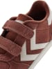 Hummel Klettverschluss Sneaker Victory Suede Kinder in COPPER BROWN