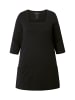 Ulla Popken Longshirt in schwarz