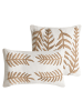 Beliani 2er-Set Dekokissen GARCINIA in Weiß/Beige