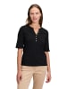 Betty Barclay Basic Shirt mit Knöpfen in Patch Black/Beige
