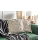 Beliani 2er-Set Dekokissen PATTAN in Beige