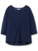 sheego Tunika in tiefblau+pink gemustert