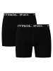Petrol Industries Boxershorts Petrol Logo Einfarbig in Schwarz