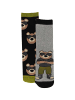 Yuhu Jungen Stoppersocken 2 Paar rutschfest Bär Motiv in Grau