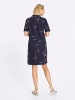 Heine Sweatkleid in ecru-marine-bedruckt