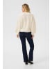 Cream Strickjacke CRHoliday Straight fit in Eggnog