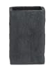 Wenko Zahnputzbecher VILLATA in Schwarz, (B) 7,5 x (H) 11 x (L) 7,5 cm