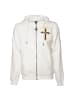 Roberto Geissini Cross-Wings Sweatjacke Offwhite