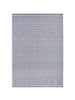 Teppich Boss In- & Outdoor Teppich Raute blau/creme