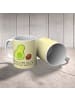 Mr. & Mrs. Panda Kinderbecher Avocado Kern rollt mit Spruch in Gelb Pastell