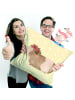 Mr. & Mrs. Panda Sitzkissen Meerschweinchen Weisheit ohne Spruch in Gelb Pastell