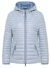 Lebek Jacke Down Free mit Kapuze in Blau