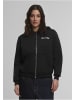 Mister Tee Mister Tee Rise & Slay Ladies Fluffy Zip Hoody in black