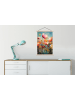 MuchoWow Poster mit Leiste Bunte Blumen