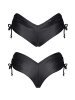 Demoniq Panty / Shorty in schwarz