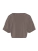 LASCANA Kurzarmshirt in brown